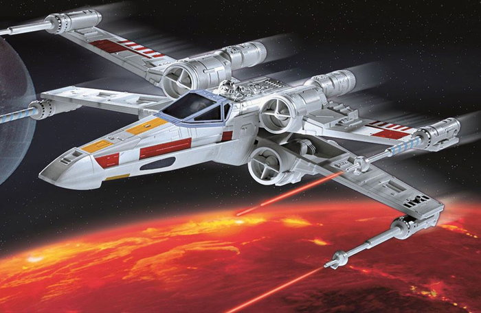 Star Wars maquette 1/57 X-wing Fighter 22 cm