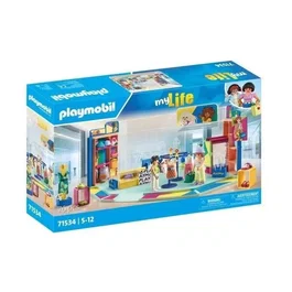 Playmobil 71534 Boutique de Vêtements My Life Le Shopping - 76 Pièces - Jeu de Figurines - À Partir de 4 Ans