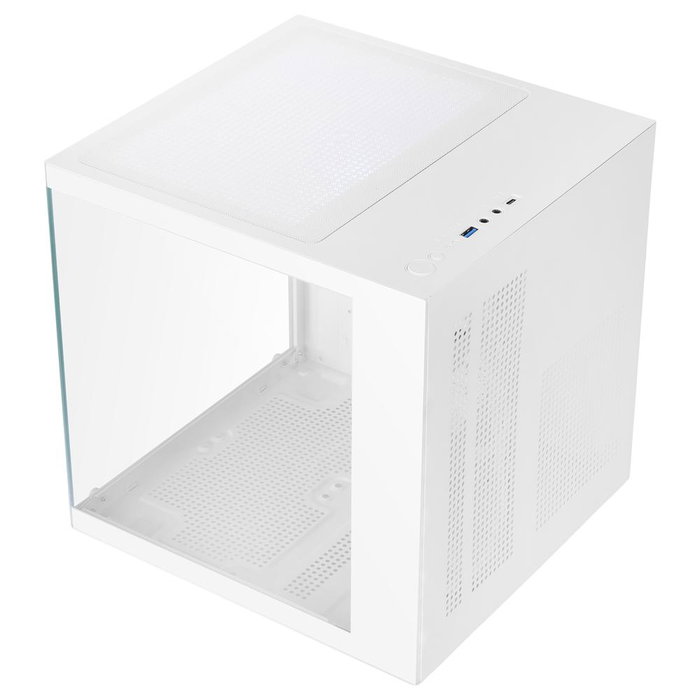 Mars Gaming MC-CUBE Boîtier MicroATX Cube Panoramique avec Vitre Trempée et Ventilateur ARGB 120mm Mars Gaming MC-CUBE Boîtier MicroATX Cube Panoramique avec Vitre Trempée et Ventilateur ARGB 120mm