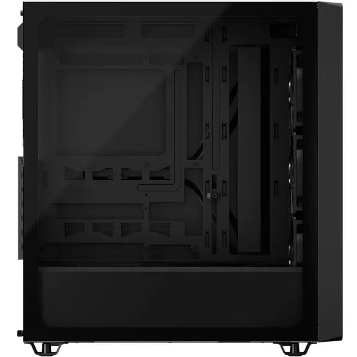 Corsair 3200D RS Boitier PC Moyen Tour Noir - 3 Ventilateurs RS120 - Compatible Carte Mere Inversee - USB Type-C Corsair 3200D RS Boitier PC Moyen Tour Noir - 3 Ventilateurs RS120 - Compatible Carte Mere Inversee - USB Type-C