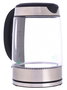 Russell Hobbs 21600-57 Bouilloire électrique Glass transparente 1,7L avec éclairage LED bleu, fonction tasse unique, filtre amovible et bec verseur précis - Inox brossé