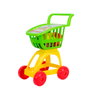 Tachan - Charriot de supermarché avec aliments, version jaune, multilingue (Anglais, Français, Allemand, Italien, Portugais, Espagnol), pour enfants 3 ans et plus