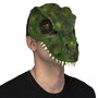 My Other Me Masque Dinosaurio FOAM - Masque Dinosaure en Mousse avec Son et Voix - Version Multilingue (Français, Anglais, Espagnol, Italien, Allemand, Portugais) - Vert