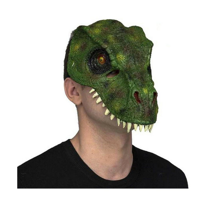 Masque My Other Me Vert Taille unique M Dinosaure Masque My Other Me Vert Taille unique M Dinosaure