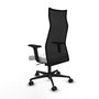 Piqueras y Crespo Chaise de Bureau Albacete Blanc et Noir
