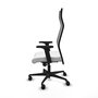 Piqueras y Crespo Chaise de Bureau Albacete Blanc et Noir