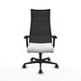 Piqueras y Crespo Chaise de Bureau Albacete Blanc et Noir