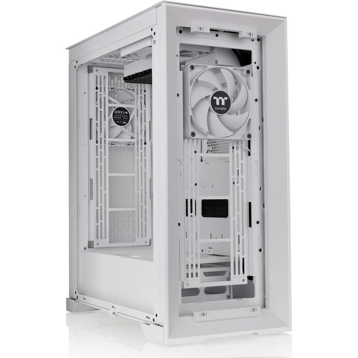 Thermaltake CTE T500 Air Boîtier PC Gaming Full Tower blanc avec 3 ventilateurs 140mm, vitre trempée, USB 3.2