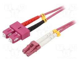 GOOBAY Patch cord en fibre optique OM4 LC/UPC-SC/UPC 2m