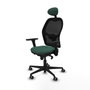 Piqueras y Crespo Chaise de Bureau avec Appui-tête Jorquera 3D036G1 Vert