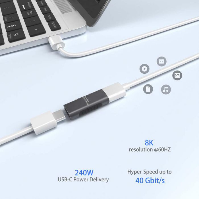 MicroConnect Adaptateur USB4 40G 240W femelle-femelle Premium MicroConnect Adaptateur USB4 40G 240W femelle-femelle Premium