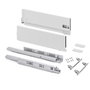 Emuca Kit tiroir extérieur Vertex, hauteur 178mm, profondeur 550mm, blanc