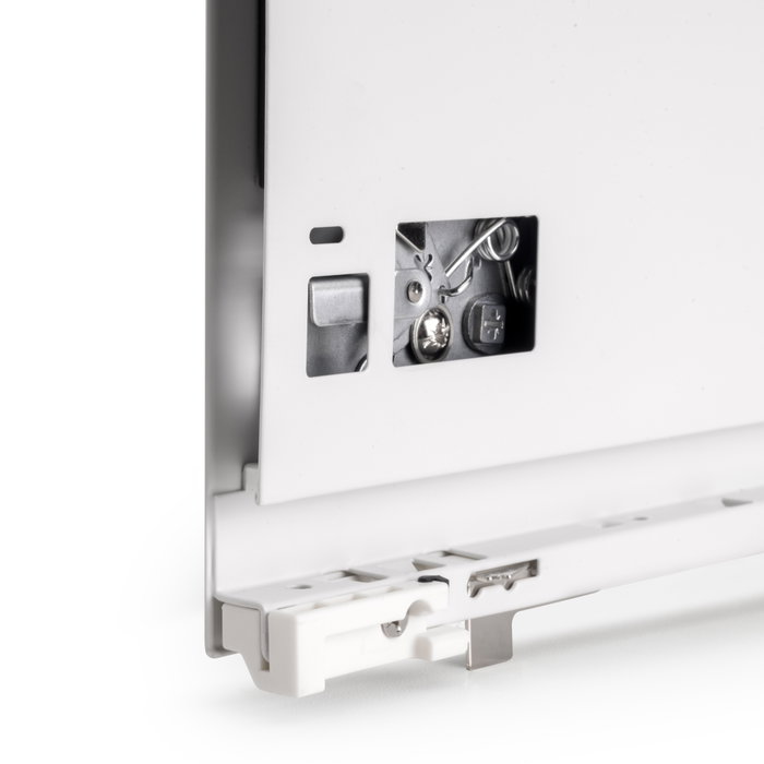Emuca Kit tiroir extérieur Vertex, hauteur 178mm, profondeur 550mm, blanc