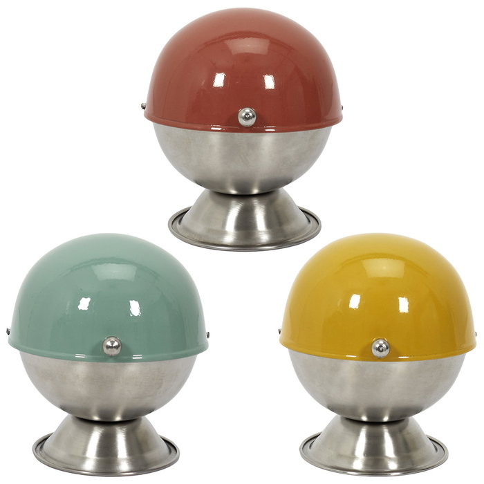 Home Deco Factory Azucarero Acero Inox. Retro