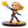 Quantum Mechanix Capitana Marvel Q-Fig avec base diorama