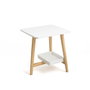 Vinthera Table de chevet Moa en mélaminé et bois avec pieds en pin, 43x38x48 cm