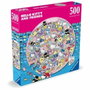 Ravensburger Puzzle rond Hello Kitty et ses amis 500 pièces