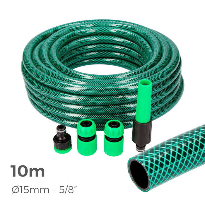 Tuyau d'arrosage EDM 74068 basic line PVC Ø 19 mm (10 m) (5 Unités)