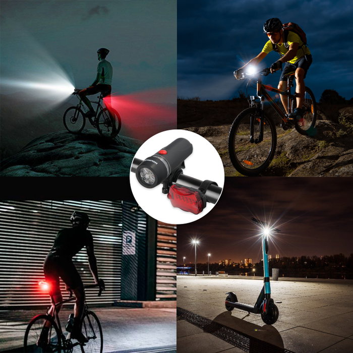 WOLFPACK LINEA PROFESIONAL Kit de Lumières LED Plus pour Vélo et Trottinette WOLFPACK LINEA PROFESIONAL Kit de Lumières LED Plus pour Vélo et Trottinette