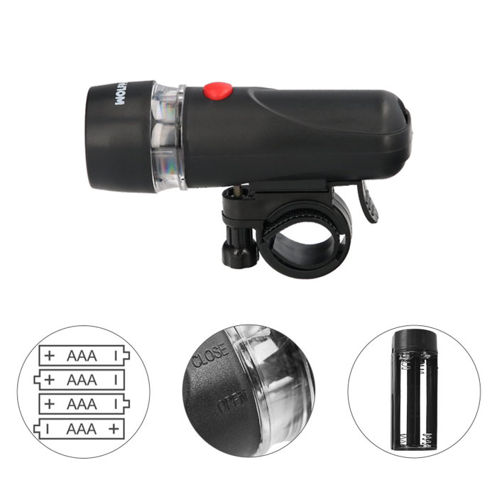 WOLFPACK LINEA PROFESIONAL Kit de Lumières LED Plus pour Vélo et Trottinette WOLFPACK LINEA PROFESIONAL Kit de Lumières LED Plus pour Vélo et Trottinette