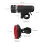 WOLFPACK LINEA PROFESIONAL Kit de Lumières LED Plus pour Vélo et Trottinette