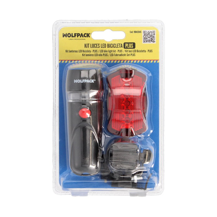 WOLFPACK LINEA PROFESIONAL Kit de Lumières LED Plus pour Vélo et Trottinette WOLFPACK LINEA PROFESIONAL Kit de Lumières LED Plus pour Vélo et Trottinette