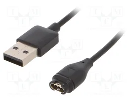 AKYGA Câble de charge pour smartwatch Garmin, 1m, noir