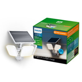 Philips Zyren Lumière de sécurité solaire Blanche 24,5 W