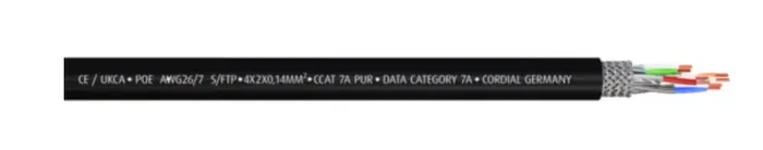 Cordial Bobine De Câble Réseau Cat 6a 100m - Haut Débit, Connectivité Ethernet Fiable, Installation Professionnelle Cordial Bobine De Câble Réseau Cat 6a 100m - Haut Débit, Connectivité Ethernet Fiable, Installation Professionnelle