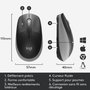 Logitech M190 Souris sans fil ergonomique pour PC, 1000 DPI, autonomie 18 mois, connexion jusqu'à 10 m, avec récepteur USB, pile AA incluse