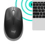 Logitech M190 Souris sans fil ergonomique pour PC, 1000 DPI, autonomie 18 mois, connexion jusqu'à 10 m, avec récepteur USB, pile AA incluse