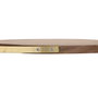 Home ESPRIT Planche à découper Acacia et Métal Doré Naturel 32,3 x 31,3 x 1,4 cm