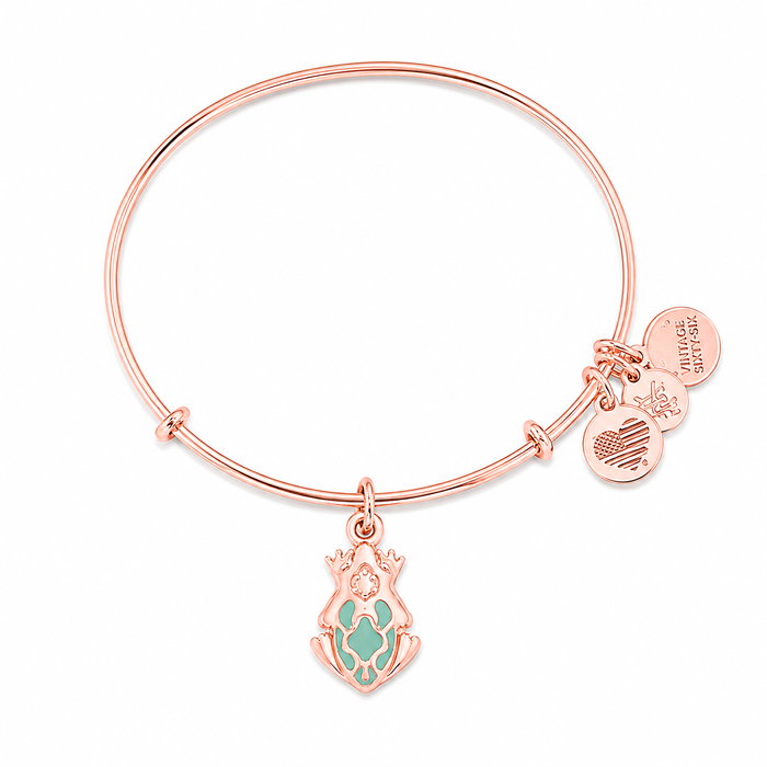 Alex And Ani Bracelet Grenouille Finition Rose Alex And Ani Bracelet Grenouille Finition Rose