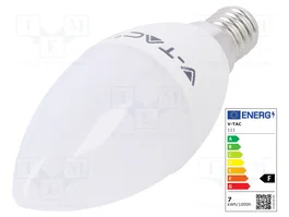 V-TAC Lampe LED E14 Blanc Ambiant 600lm