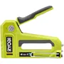 Ryobi Agrafeuse-Cloueuse 4 en 1 - Agrafe T50/T25 (14 mm), JT21 (10 mm), Pointe 18G (15,8 mm) pour Bricolage