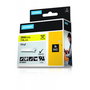Dymo 1805431 Ruban d'étiquettes vinyle noir et jaune pour imprimante étiqueteuse