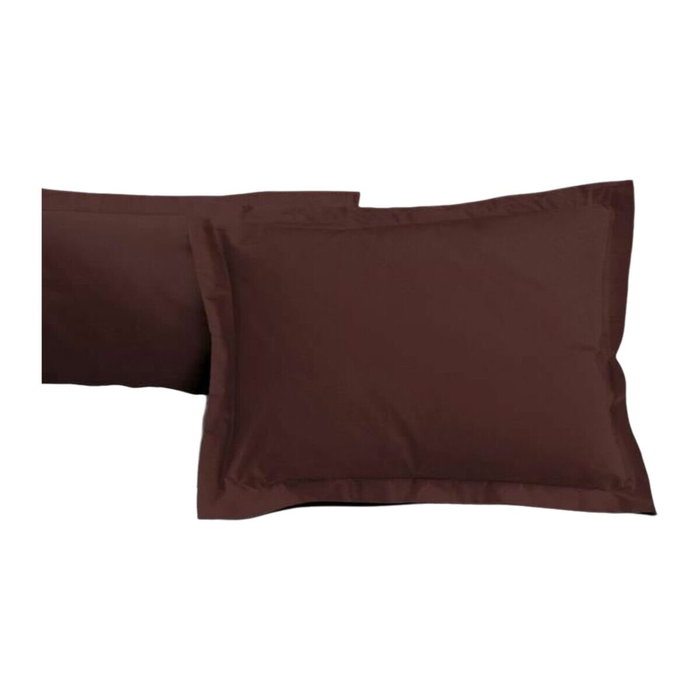 Lovely Home Lot de 2 taies d'oreiller Marron 50 x 70 cm Lovely Home Lot de 2 taies d'oreiller Marron 50 x 70 cm