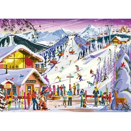 Ravensburger Puzzle Adulte 1000 pièces - Au rythme des pistes - 12001719 - À partir de 14 ans