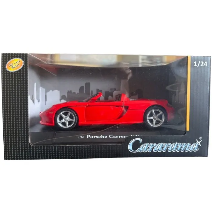 Cararama Porsche Carrera GT - Rouge - 1/24 Cararama Porsche Carrera GT - Rouge - 1/24