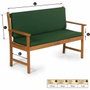 Fieldmann Coussin pour banc FDZN 9020 Vert