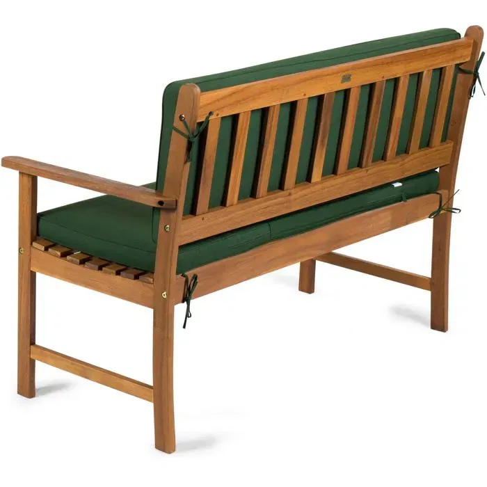 Fieldmann Coussin de Banc Imperméable FDZN 9020 - 100% Polyester, Épaisseur 5 cm, 2 Places, Couleurs Creme et Vert - Pour Banc FDZN 4013 Fieldmann Coussin de Banc Imperméable FDZN 9020 - 100% Polyester, Épaisseur 5 cm, 2 Places, Couleurs Creme et Vert - Pour Banc FDZN 4013