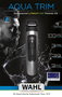 Wahl 1065-0460 Recortadora y Cortabarba Aqua Trim Wet & Dry - Tondeuse corps & barbe étanche IPX7, 39 longueurs de coupe réglables (0.7-20 mm), pour usage à sec ou mouillé