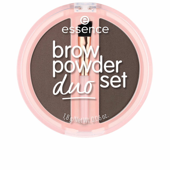 Essence Duo Set de poudre pour sourcils mat, 03 Sombre