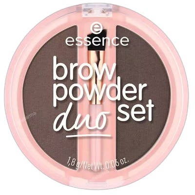 Essence Duo Set de poudre pour sourcils mat, 03 Sombre