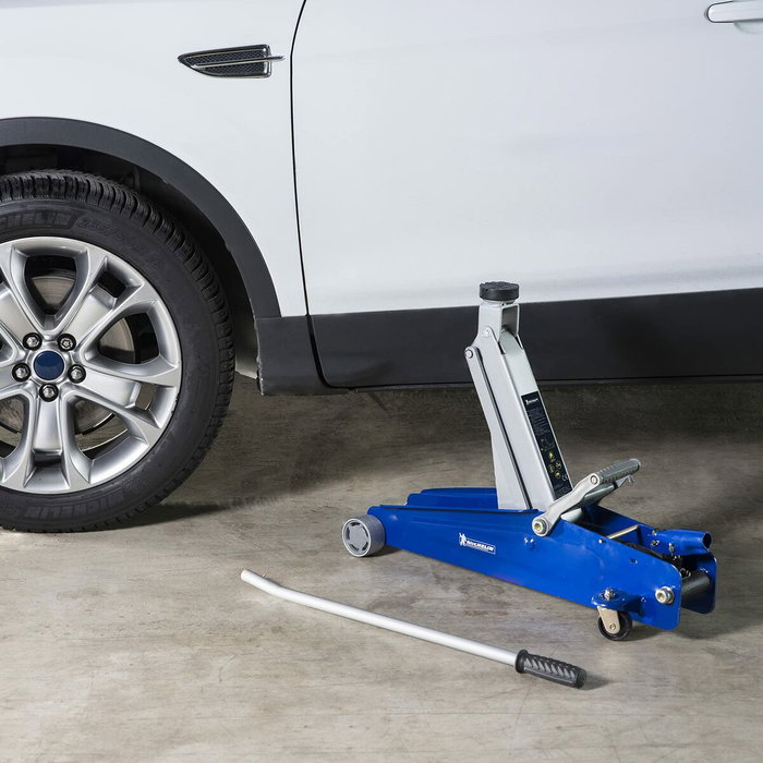 Michelin Cric hydraulique rouleur SUV 2,25T Bleu Michelin Cric hydraulique rouleur SUV 2,25T Bleu