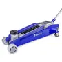 MICHELIN - Cric hydraulique rouleur pour SUV et 4x4, Capacité 2,25T, Hauteur de levage 150 mm à 530 mm, Châssis extra long, Roues pivotantes et poignée