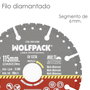 WOLFPACK LINEA PROFESIONAL Disco Diamante 115 Mm Multimaterial Total X
