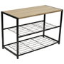 Home Deco Factory Banc Zapatero Noir
