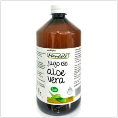 MANDOLE Jugo Aloe Vera 1Lt Bio - Jus d'Aloe Vera Pur Non Pasteurisé MANDOLE Jugo Aloe Vera 1Lt Bio - Jus d'Aloe Vera Pur Non Pasteurisé
