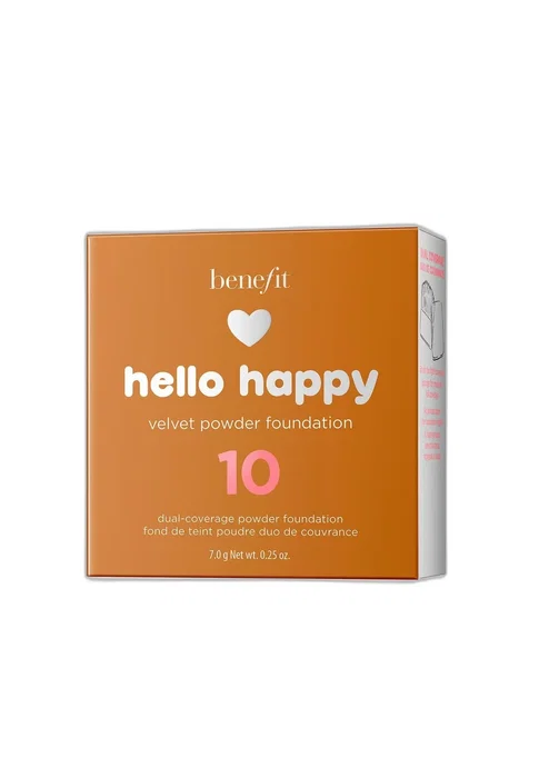 Benefit Hello Happy Velvet Fond de teint compact 10 Sombre Benefit Hello Happy Velvet Fond de teint compact 10 Sombre